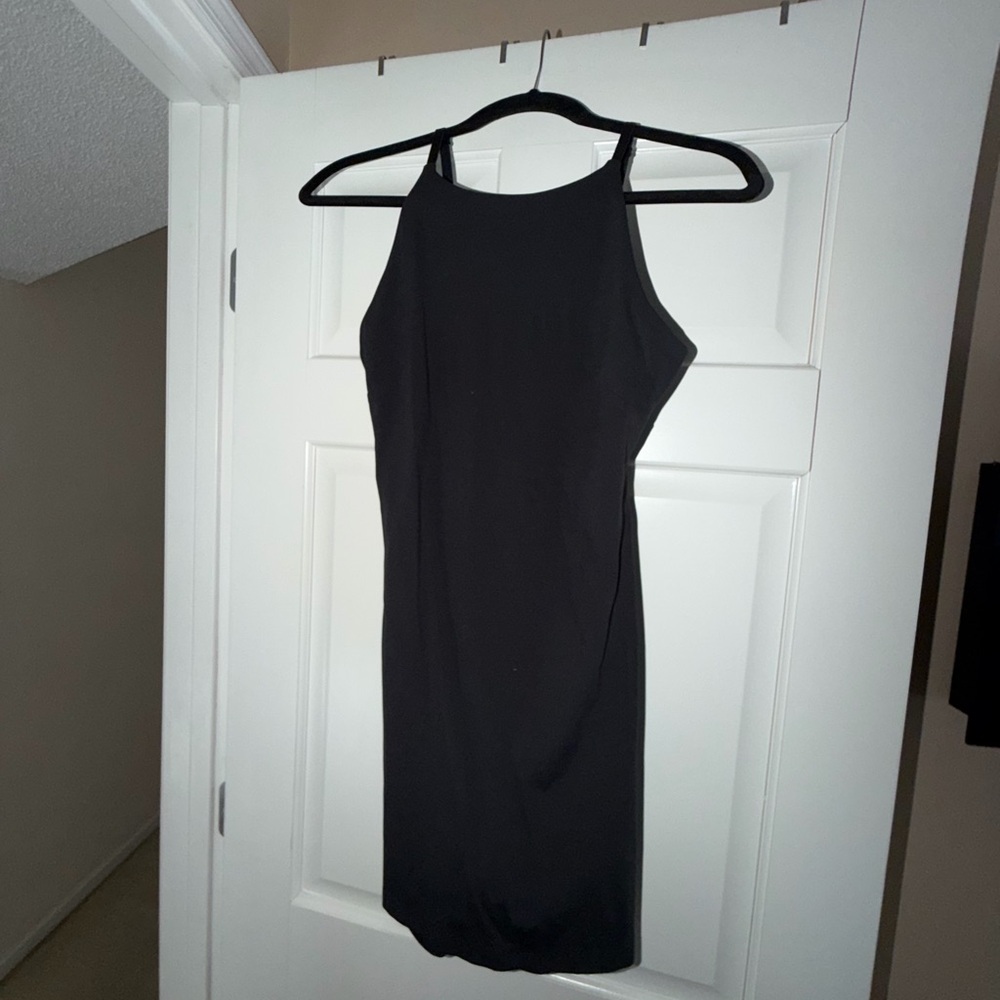 Lululemon Align High-Neck Dress with built in shorts Black 8 Like New